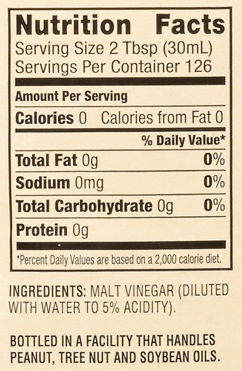 Acclaim English Malt Vinegar, 1 Gallon