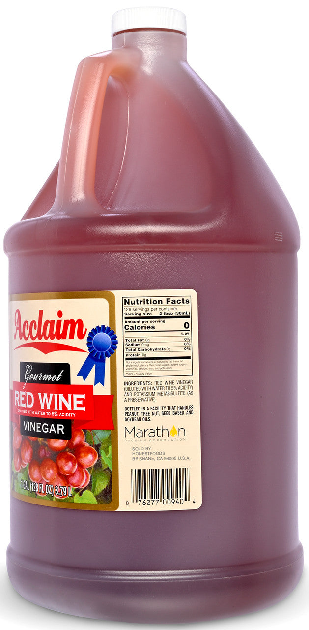 Acclaim Red Wine Vinegar, 1 Gallon