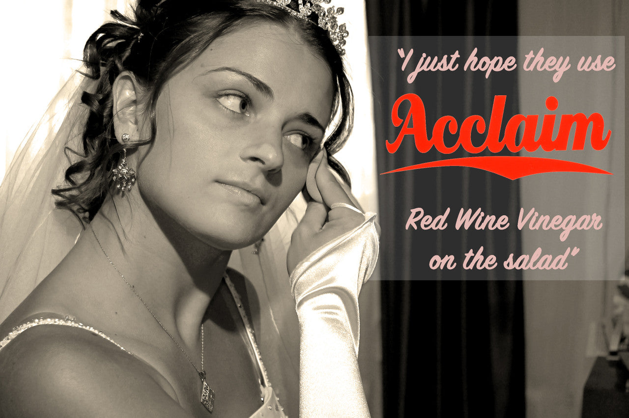 Red Wine Vinegar is Perfect For Weddings