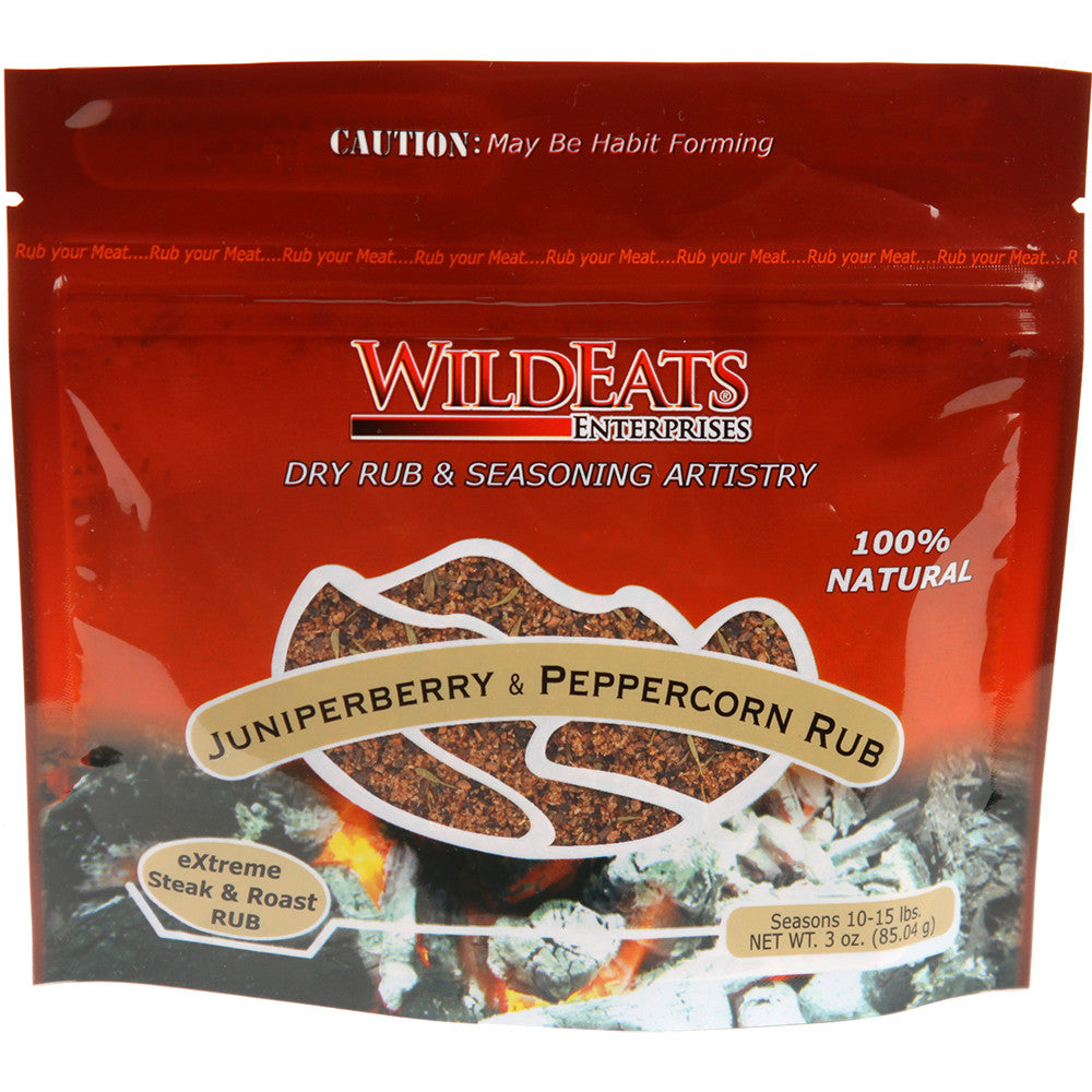 Wildeats Juniperberry & Peppercorn Rub, 40 oz. Bulk Pack