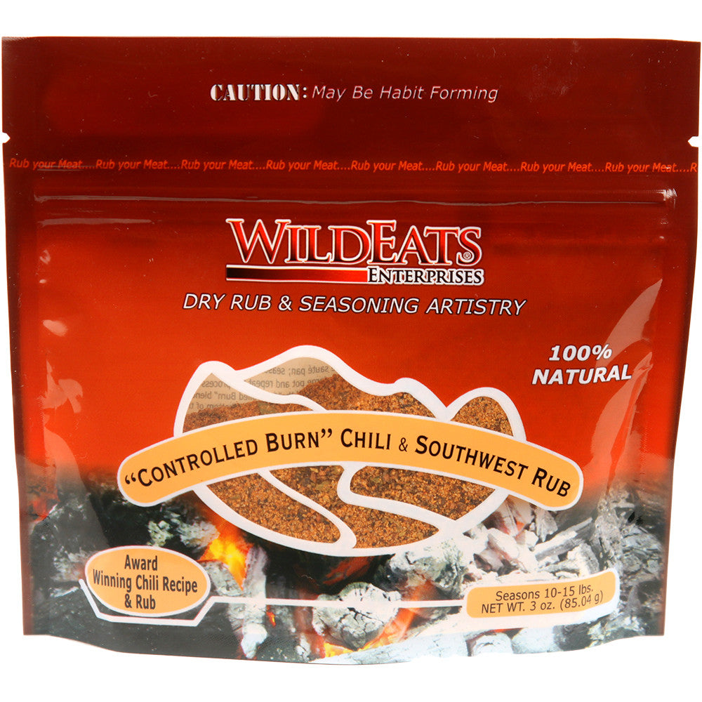 Wildeats Controlled Burn Chili Blend, the spice blend that made the Bohemian Elk Chili famous, 40 oz. Bulk Pack
