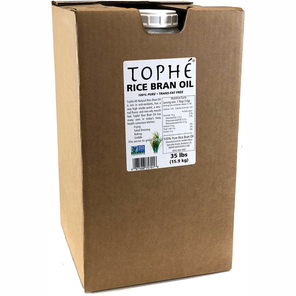 Toph√© Rice Bran Oil 35 lb. Restaurant Jib, Main Image