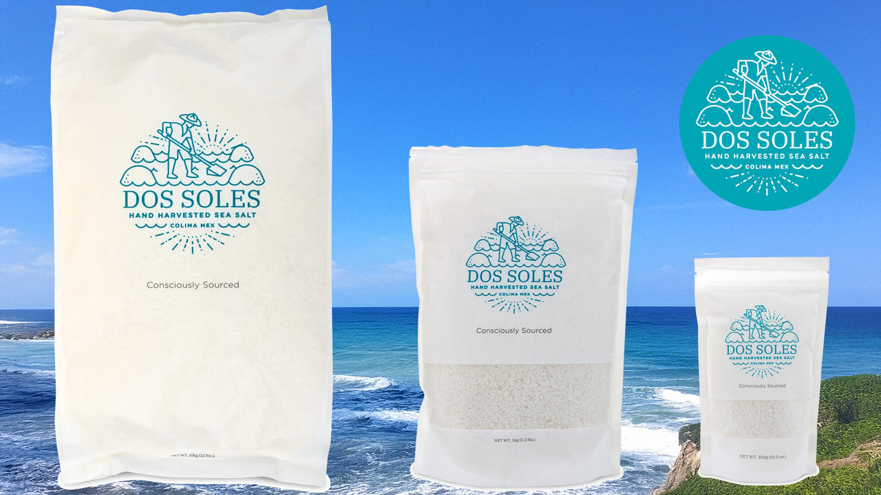 Dos Soles (Marisal) Hand-Harvested Pacific Sea Salt, 2.2 lb.