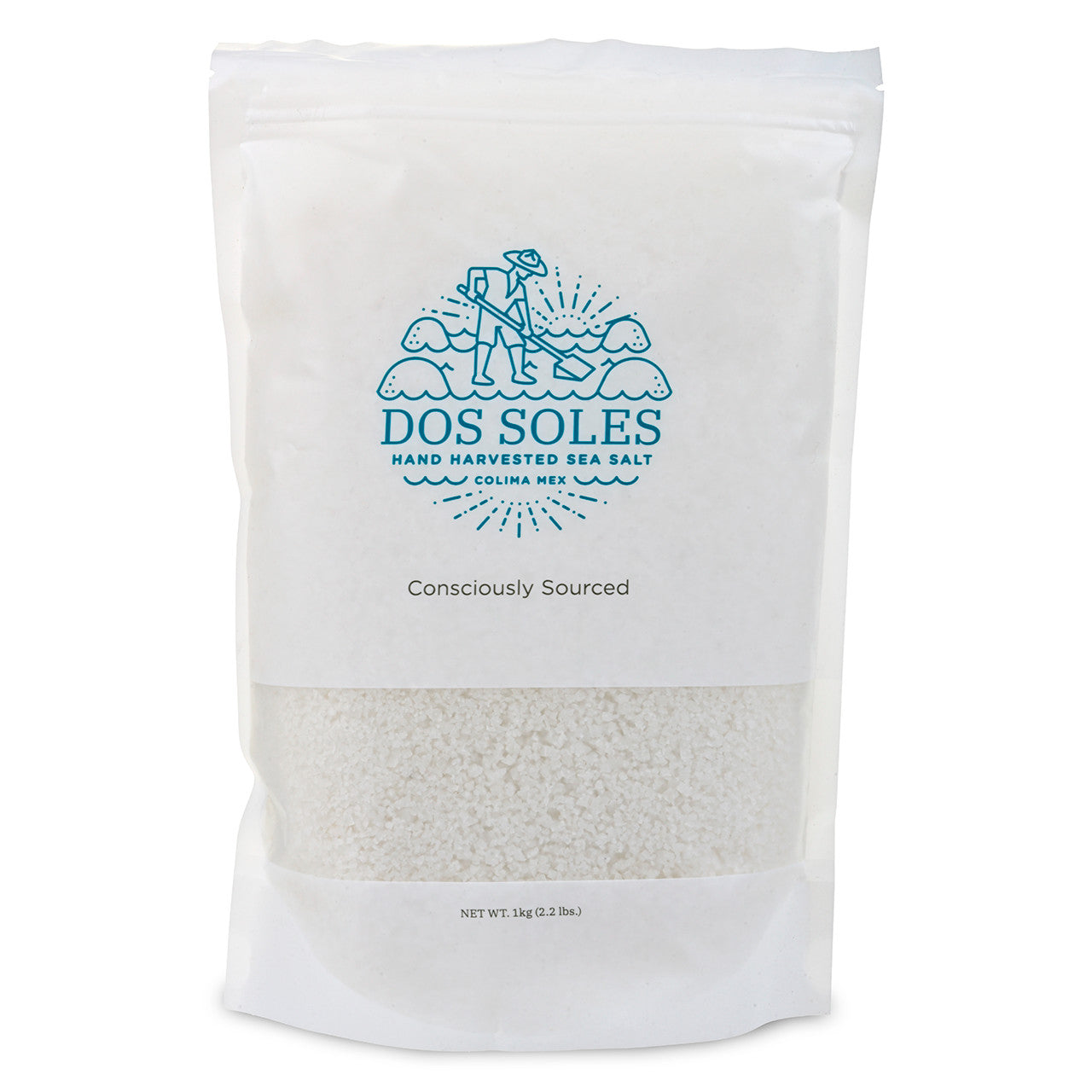 Dos Soles (Marisal) Hand-Harvested Pacific Sea Salt, 2.2 lb.