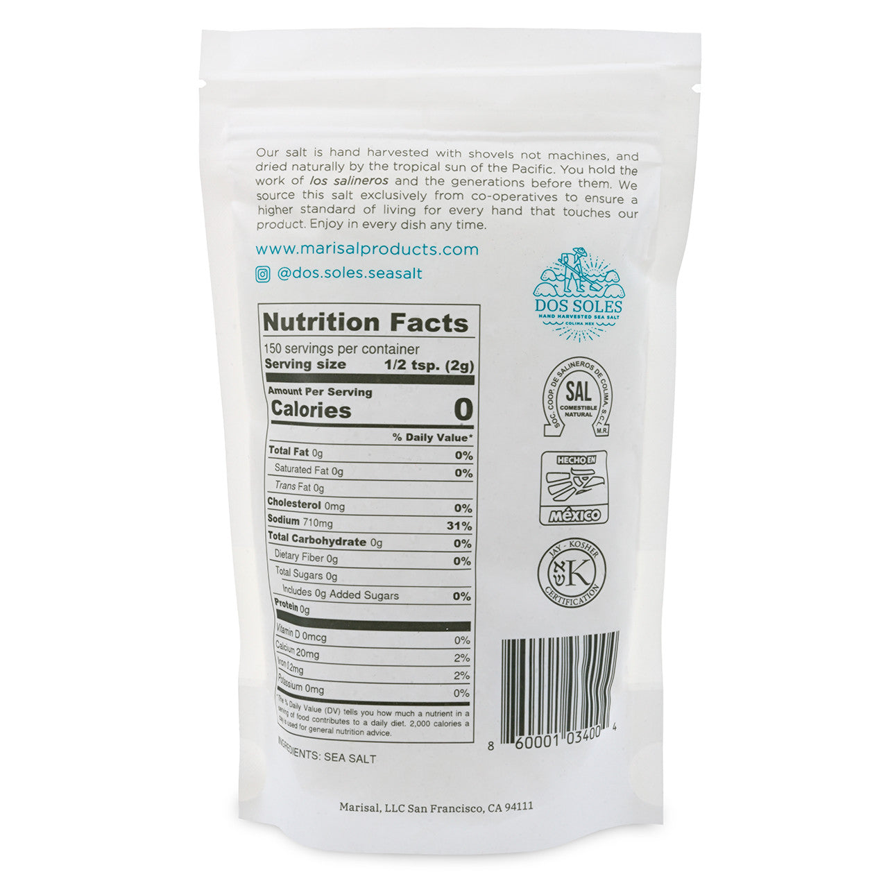 Dos Soles Sea Salt