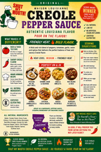 Maison Louisianne Shut My Mouth Creole Pepper Sauce, 5oz.