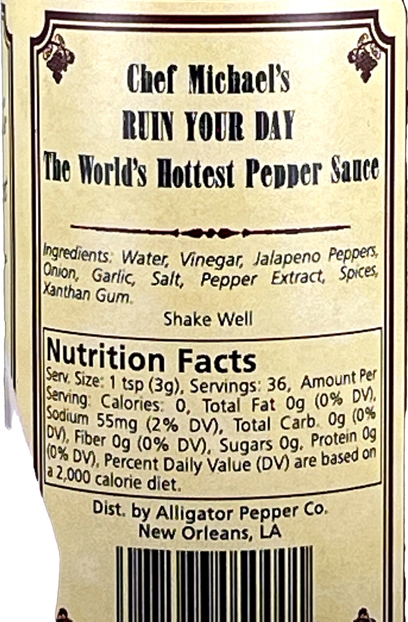Ruin Your Day Ultra Hot Sauce