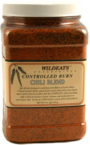 Wildeats Controlled Burn Chili Blend, the spice blend that made the Bohemian Elk Chili famous, 40 oz. Bulk Pack