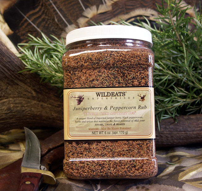Wildeats Juniperberry & Peppercorn Rub, 40 oz. Bulk Pack